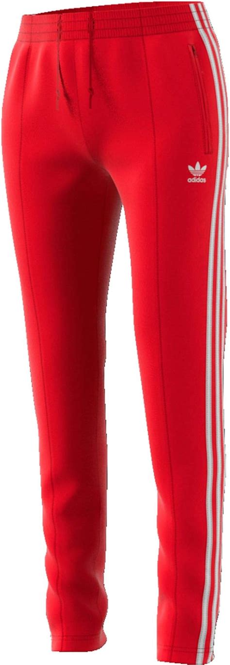 jogginghose adidas damen rote streifen|Rote Jogginghosen .